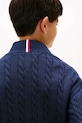 Tommy Hilfiger pulover de bumbac pentru copii KB0KB09971.9BYA bleumarin