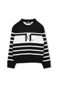 Karl Lagerfeld maglione per bambini a maglia fine nero Z30950.162.174