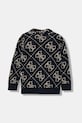 Guess kardigan dziecięcy N5BR01.Z3HL1.9BYA czarny AW25