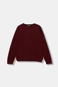 Детски памучен пуловер United Colors of Benetton памук бордо 120YC108S.G.seasonal