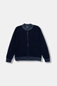 United Colors of Benetton cardigan di cotone bambino/a medio spessore blu navy 120YC500W.G.seasonal