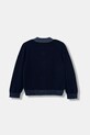United Colors of Benetton cardigan di cotone bambino/a 120YC500W.G.seasonal blu navy AW25