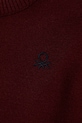 Băieți United Colors of Benetton pulover de lână pentru copii 1041H1025.P.Season.9BYA burgundia