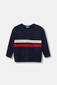 Детский свитер с примесью шерсти United Colors of Benetton остальные тёмно-синий 1041H102X.P.seasonal