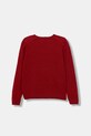 Detský sveter s prímesou vlny United Colors of Benetton 106WC108R.G.seasonal červená AW25