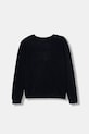 Дитячий светр з додаванням вовни United Colors of Benetton 106WC108R.G.seasonal темно-синій AW25