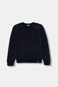 Sveter United Colors of Benetton tenká tmavomodrá 16CLG100Z.P.seasonal
