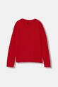 United Colors of Benetton sweter z dodatkiem wełny dziecięcy 1344C107G.G.reproposed czerwony AW25