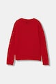 United Colors of Benetton sweter z dodatkiem wełny dziecięcy 1344C107G.G.reproposed czerwony AW25