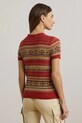 Lauren Ralph Lauren sweter z domieszką lnu 200971321 czerwony AW25