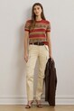 Odzież Lauren Ralph Lauren sweter z domieszką lnu 200971321 czerwony