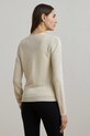 Lauren Ralph Lauren kardigan lniany 200971350 beżowy AW25