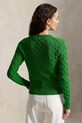 Polo Ralph Lauren kardigan ženski bombažen 211971868 zelena SS26