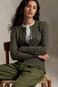 Polo Ralph Lauren kardigan bawełniany zielony 211971868