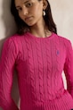 Polo Ralph Lauren maglione in cotone rosa 211971869