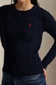 Polo Ralph Lauren sweter bawełniany granatowy 211971869