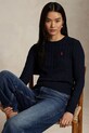Polo Ralph Lauren sweter bawełniany 211971869 granatowy