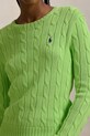 Polo Ralph Lauren sweter bawełniany zielony 211971869