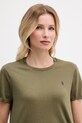 Polo Ralph Lauren свитер с коротким рукавом женский хлопковый зелёный 211971872