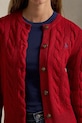 Polo Ralph Lauren kardigan wełniany czerwony 211972104