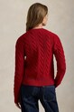 Μάλλινο πουλόβερ Polo Ralph Lauren 211972104 μπορντό AW25
