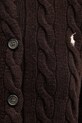 Polo Ralph Lauren kardigan wełniany 211972104 brązowy