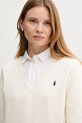 Polo Ralph Lauren pulover de bumbac bej 211972105