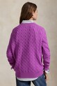 Svetr Polo Ralph Lauren 211972115 fialová AW25