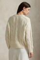 Вовняний светр Polo Ralph Lauren 211972127 білий AW25