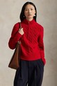 Шерстяной свитер Polo Ralph Lauren 211972130 красный