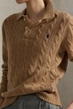 Шерстяной свитер Polo Ralph Lauren бежевый 211972132
