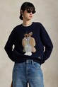 Вовняний светр Polo Ralph Lauren вовна темно-синій 211972139