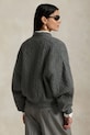 Polo Ralph Lauren kurtka bomber wełniana 211966122 szary AW25