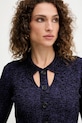 Patrizia Pepe sweter z domieszką wełny fioletowy 8K0302.K269