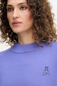 Patrizia Pepe sweter wełniany fioletowy 8K0336.K282