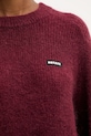 Rotate pulover din amestec de lână 1145652734 burgundia