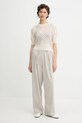MUNTHE sweter wełniany POPTA 252161925274 beżowy AW25