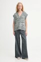 MUNTHE kamizelka wełniana LARAZZA 253160325371 niebieski AW25