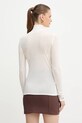 Odzież Elisabetta Franchi sweter z dodatkiem wełny MD61B56E2 beżowy