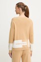 Odzież Elisabetta Franchi sweter MK01S56E2 beżowy