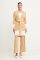 Elisabetta Franchi cardigan MK02S56E2 bej AW25