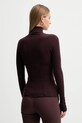 Odzież Elisabetta Franchi sweter z dodatkiem jedwabiu MK11B56E2 bordowy