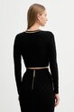 Odzież Elisabetta Franchi kardigan MK29B56E2 czarny