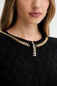 Elisabetta Franchi kardigan MK29B56E2 czarny