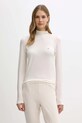 Emporio Armani Underwear longsleeve lounge z dodatkiem wełny z elastanem beżowy EW002039.AF15361