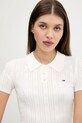 Tommy Jeans pulóver fehér DW0DW20965