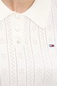 Tommy Jeans pulóver DW0DW20965 fehér