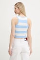 Îmbrăcăminte Tommy Jeans top DW0DW20969 albastru