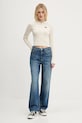 Tommy Jeans kardigan DW0DW20974 beżowy AW25
