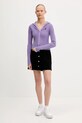 Tommy Jeans cardigan DW0DW20974 violet AW25
